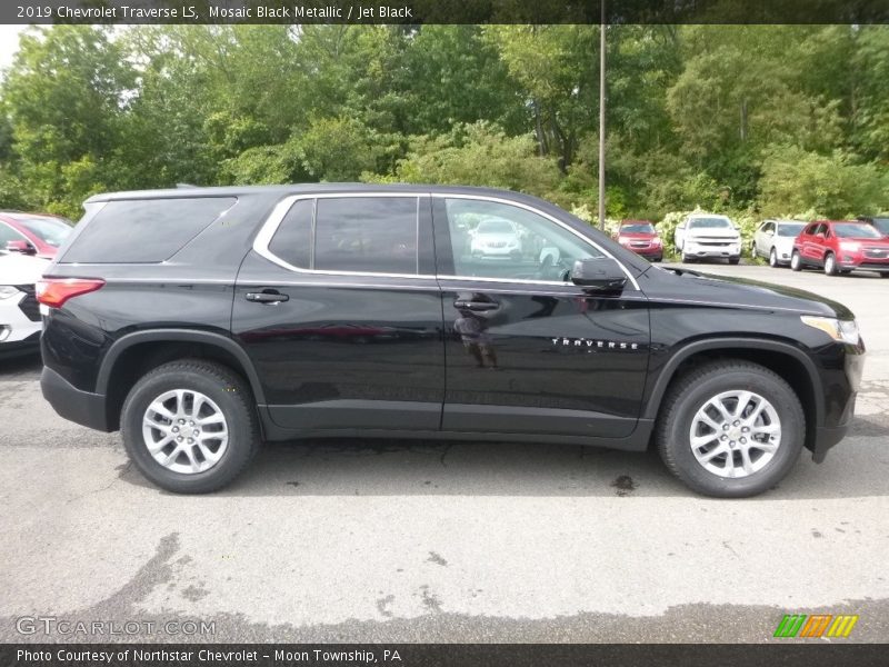 Mosaic Black Metallic / Jet Black 2019 Chevrolet Traverse LS