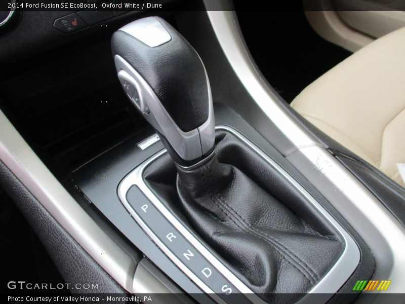 Oxford White / Dune 2014 Ford Fusion SE EcoBoost