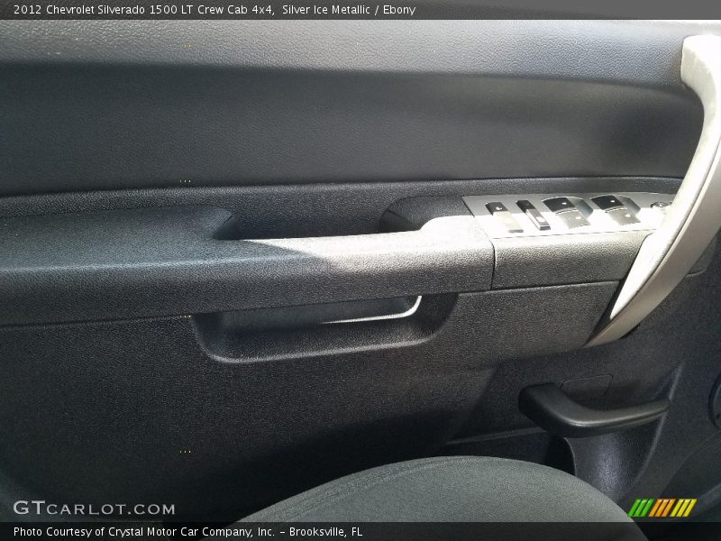 Silver Ice Metallic / Ebony 2012 Chevrolet Silverado 1500 LT Crew Cab 4x4