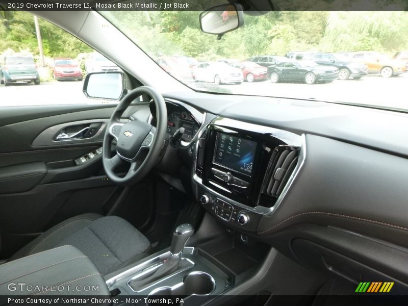 Mosaic Black Metallic / Jet Black 2019 Chevrolet Traverse LS