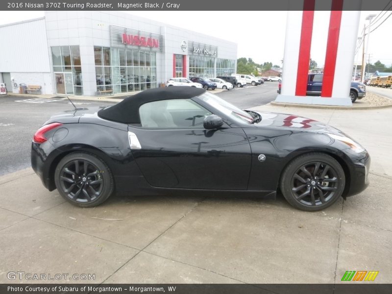 Magnetic Black / Gray 2016 Nissan 370Z Touring Roadster