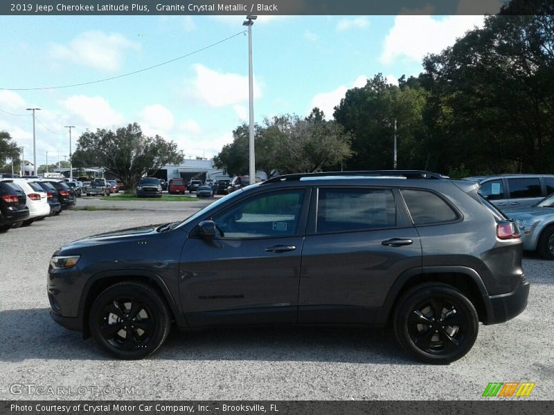 Granite Crystal Metallic / Black 2019 Jeep Cherokee Latitude Plus