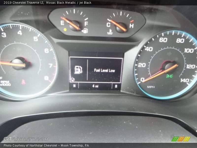 Mosaic Black Metallic / Jet Black 2019 Chevrolet Traverse LS