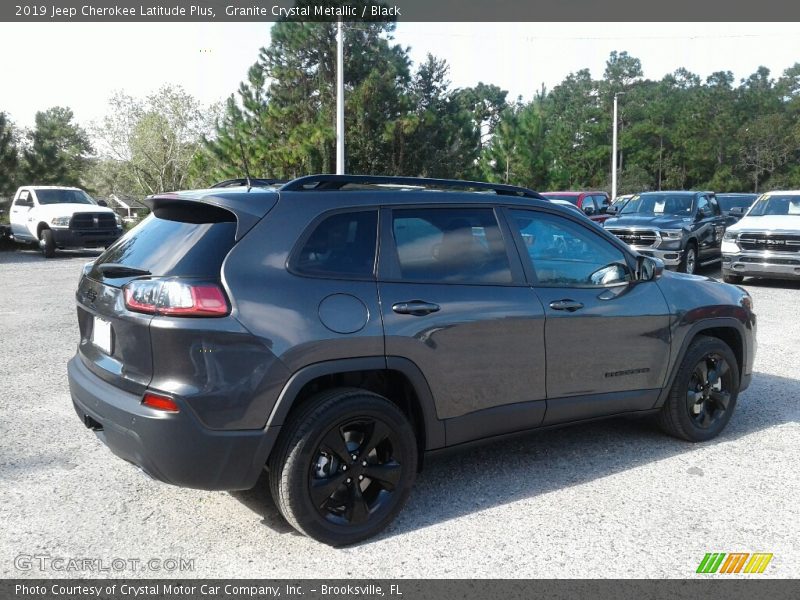 Granite Crystal Metallic / Black 2019 Jeep Cherokee Latitude Plus