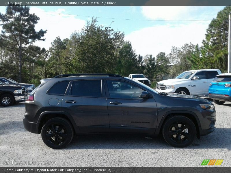 Granite Crystal Metallic / Black 2019 Jeep Cherokee Latitude Plus