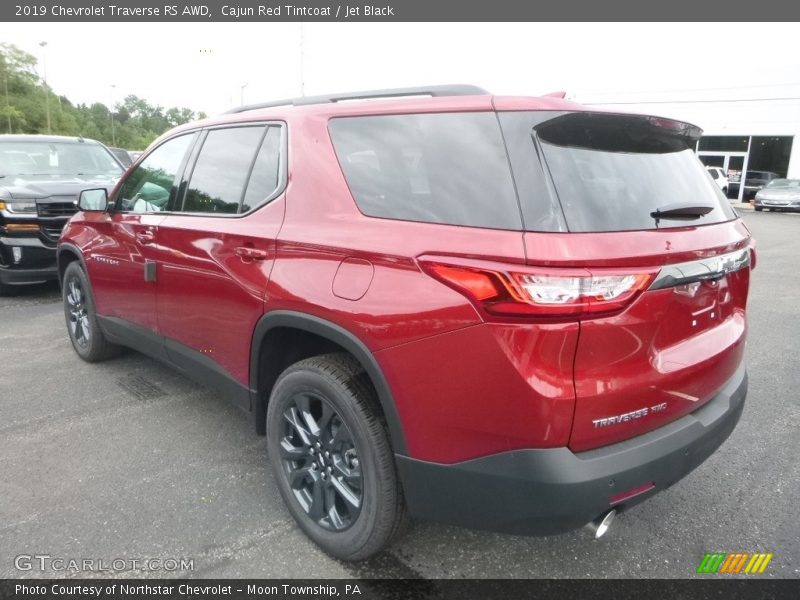 Cajun Red Tintcoat / Jet Black 2019 Chevrolet Traverse RS AWD