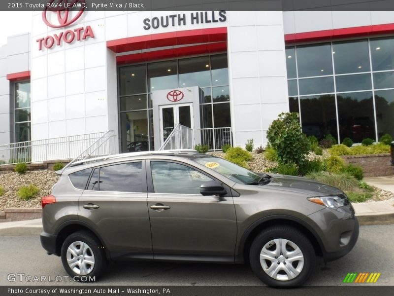 Pyrite Mica / Black 2015 Toyota RAV4 LE AWD