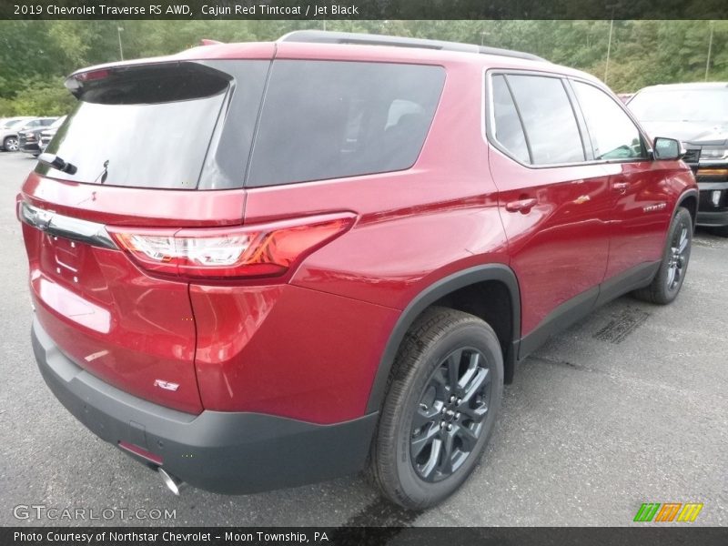 Cajun Red Tintcoat / Jet Black 2019 Chevrolet Traverse RS AWD