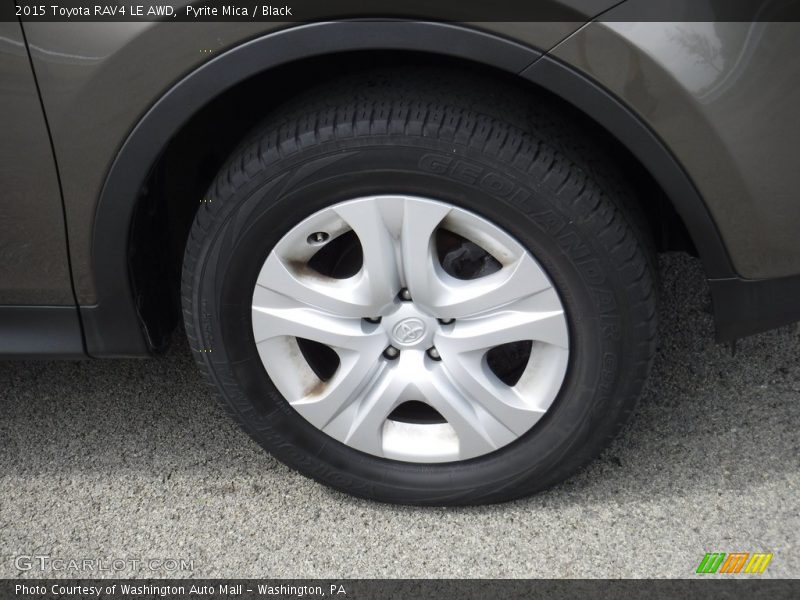Pyrite Mica / Black 2015 Toyota RAV4 LE AWD