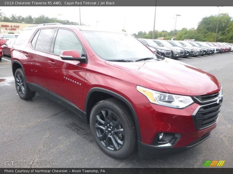 Cajun Red Tintcoat / Jet Black 2019 Chevrolet Traverse RS AWD