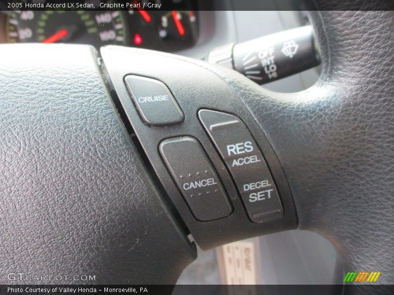 Graphite Pearl / Gray 2005 Honda Accord LX Sedan