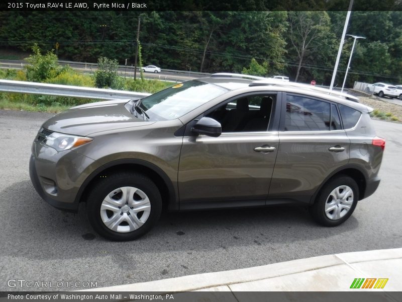 Pyrite Mica / Black 2015 Toyota RAV4 LE AWD