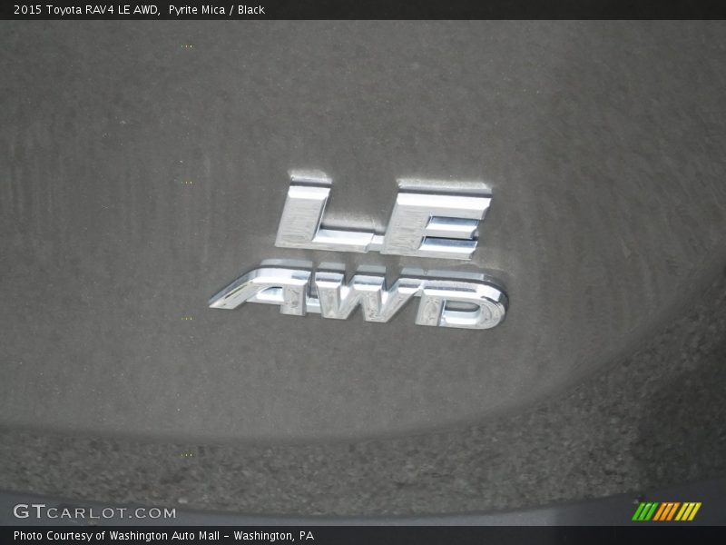 Pyrite Mica / Black 2015 Toyota RAV4 LE AWD