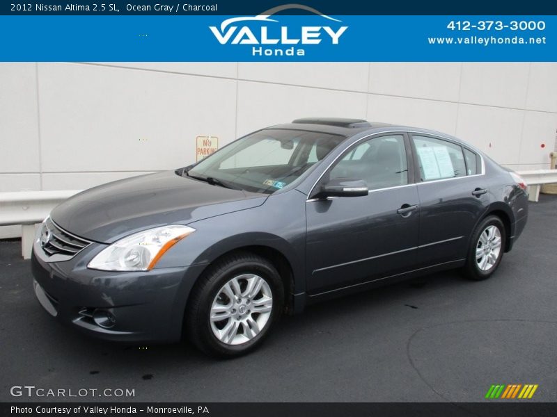 Ocean Gray / Charcoal 2012 Nissan Altima 2.5 SL