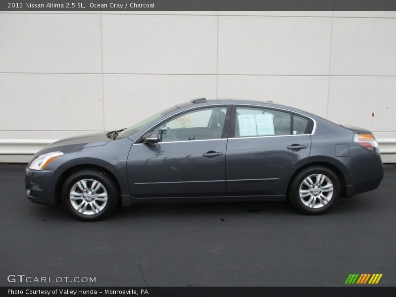 Ocean Gray / Charcoal 2012 Nissan Altima 2.5 SL