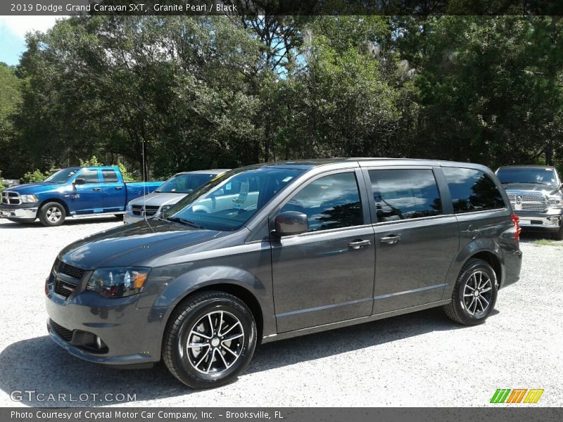 Granite Pearl / Black 2019 Dodge Grand Caravan SXT