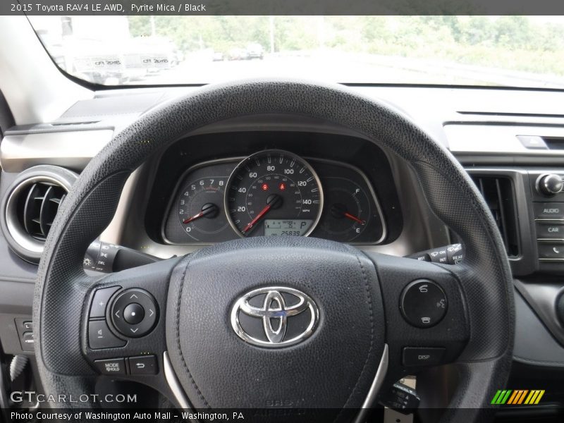 Pyrite Mica / Black 2015 Toyota RAV4 LE AWD