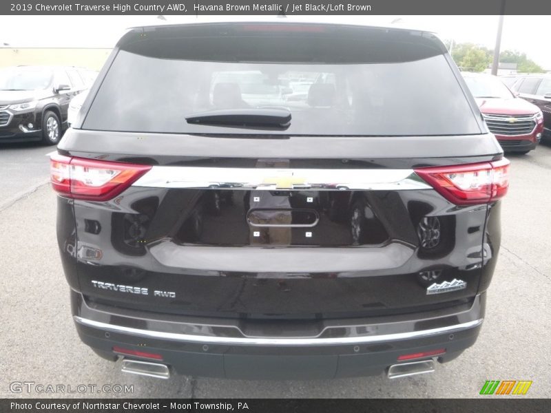 Havana Brown Metallic / Jet Black/Loft Brown 2019 Chevrolet Traverse High Country AWD