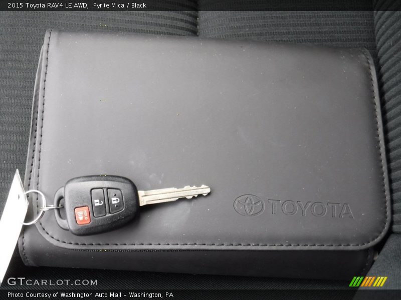 Pyrite Mica / Black 2015 Toyota RAV4 LE AWD