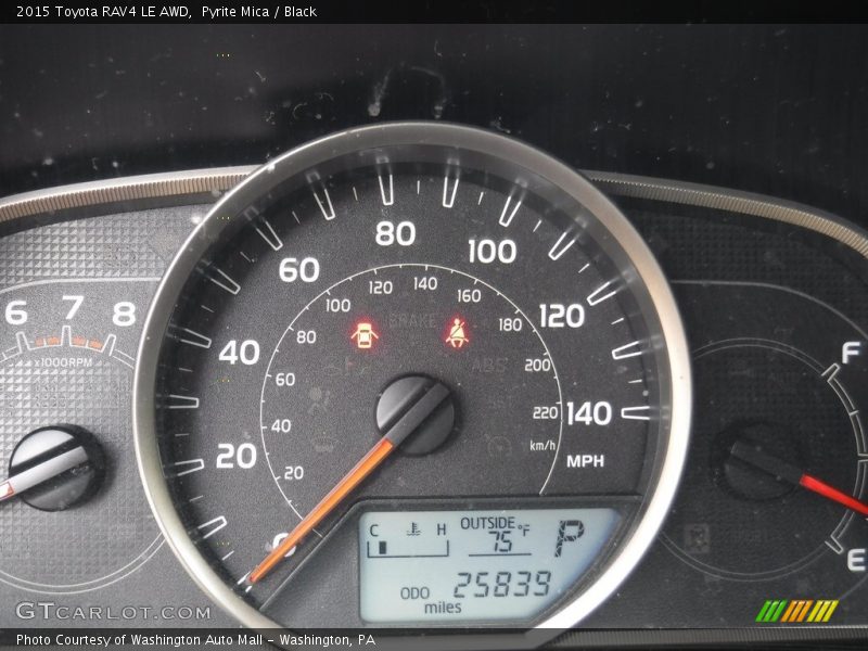 Pyrite Mica / Black 2015 Toyota RAV4 LE AWD