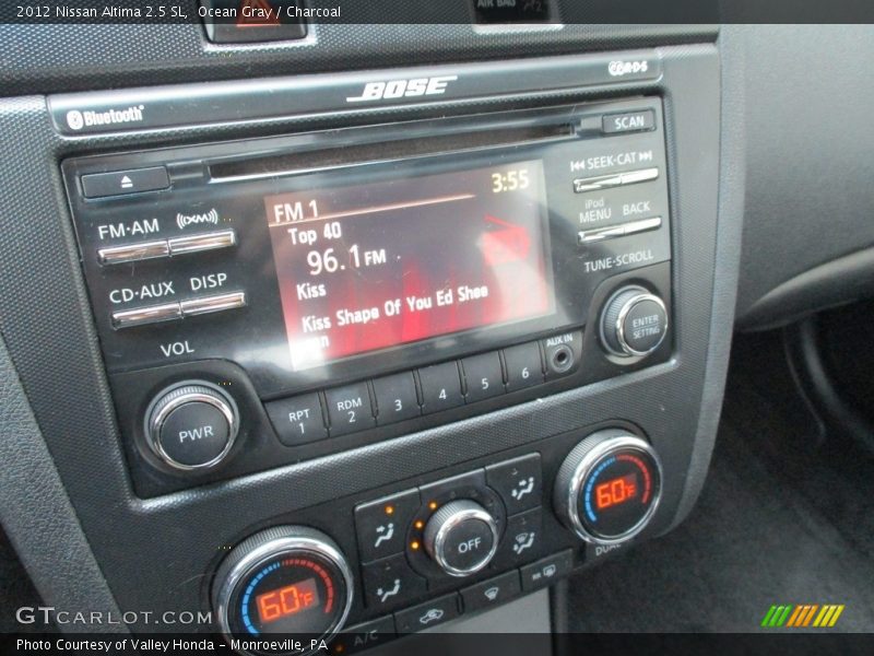 Ocean Gray / Charcoal 2012 Nissan Altima 2.5 SL