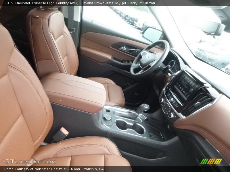 Havana Brown Metallic / Jet Black/Loft Brown 2019 Chevrolet Traverse High Country AWD