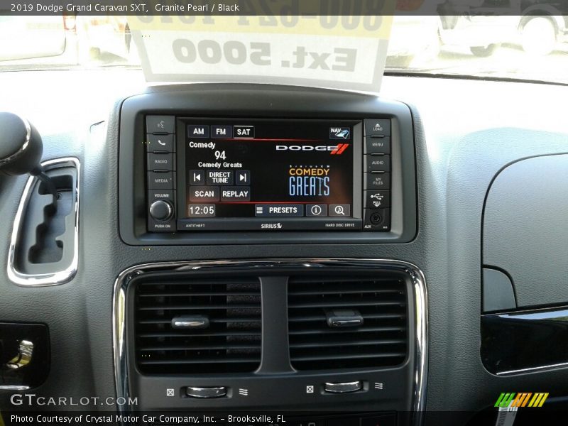 Granite Pearl / Black 2019 Dodge Grand Caravan SXT