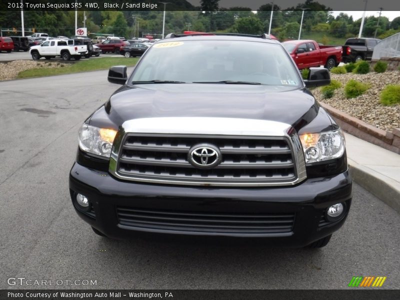 Black / Sand Beige 2012 Toyota Sequoia SR5 4WD