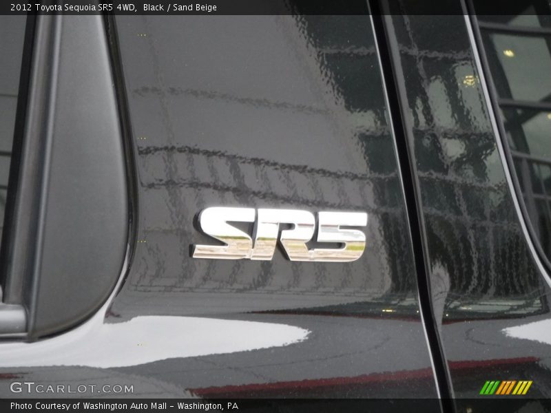 Black / Sand Beige 2012 Toyota Sequoia SR5 4WD