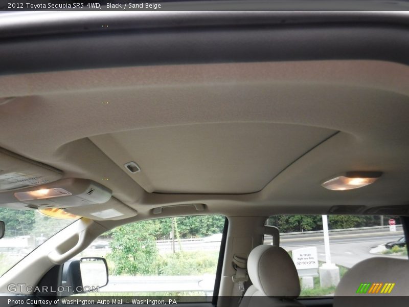 Black / Sand Beige 2012 Toyota Sequoia SR5 4WD