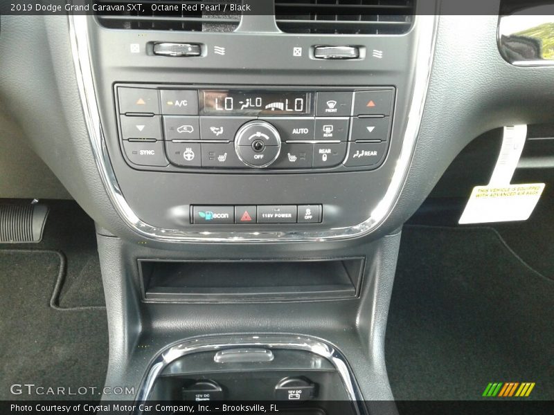 Octane Red Pearl / Black 2019 Dodge Grand Caravan SXT