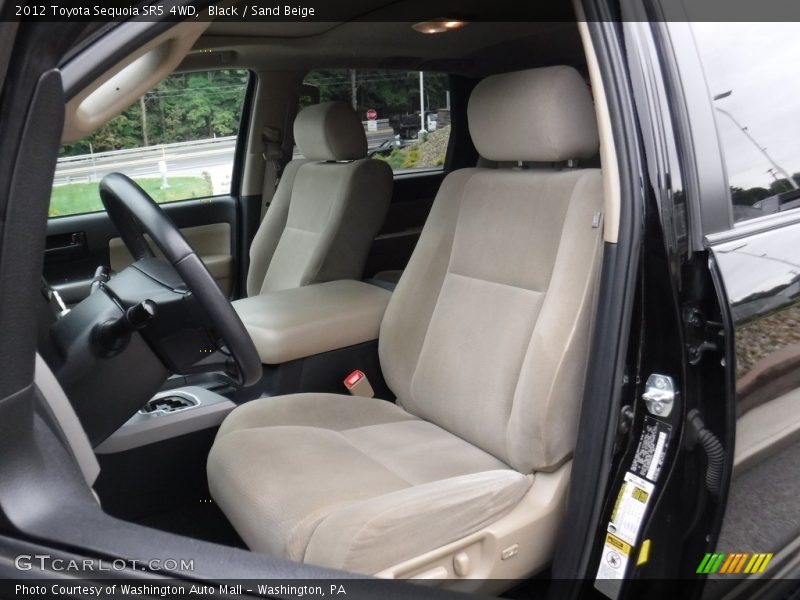 Black / Sand Beige 2012 Toyota Sequoia SR5 4WD