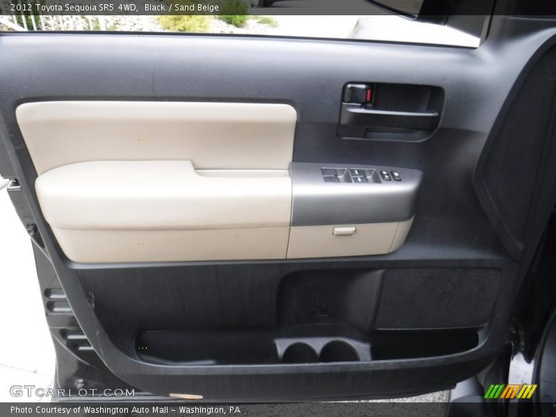 Black / Sand Beige 2012 Toyota Sequoia SR5 4WD