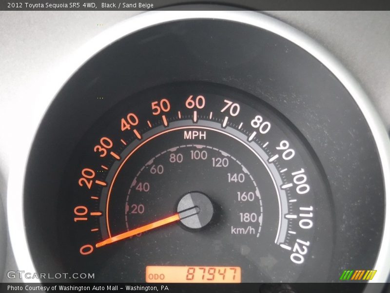 Black / Sand Beige 2012 Toyota Sequoia SR5 4WD