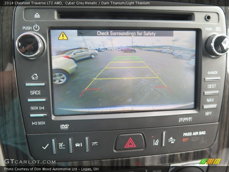 Cyber Grey Metallic / Dark Titanium/Light Titanium 2014 Chevrolet Traverse LTZ AWD