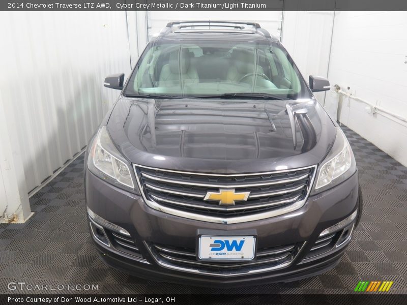 Cyber Grey Metallic / Dark Titanium/Light Titanium 2014 Chevrolet Traverse LTZ AWD