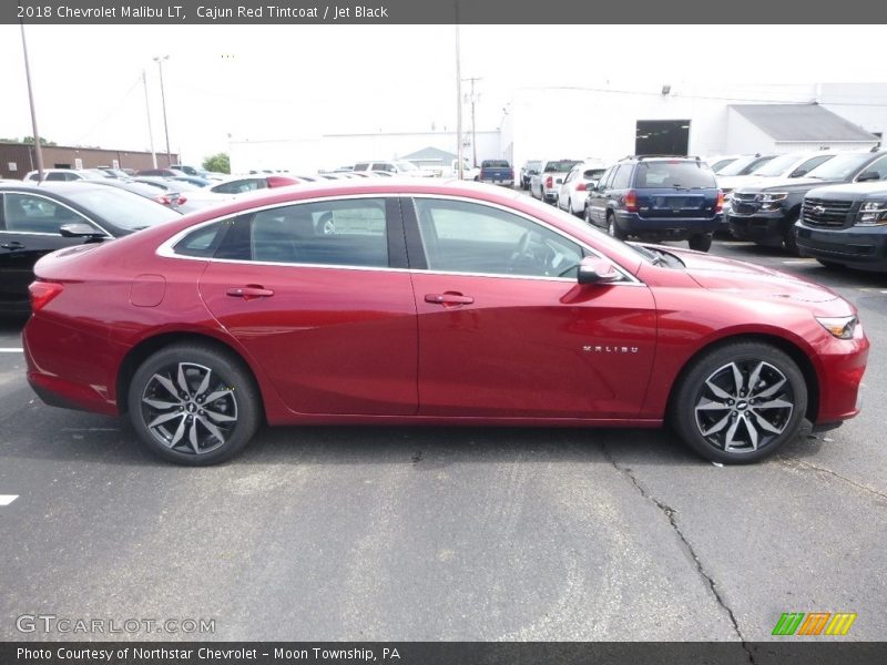 Cajun Red Tintcoat / Jet Black 2018 Chevrolet Malibu LT