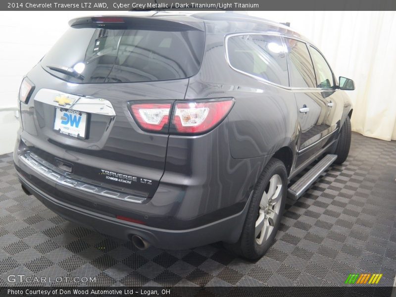 Cyber Grey Metallic / Dark Titanium/Light Titanium 2014 Chevrolet Traverse LTZ AWD