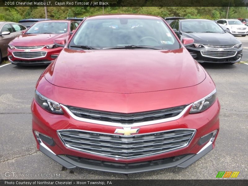 Cajun Red Tintcoat / Jet Black 2018 Chevrolet Malibu LT