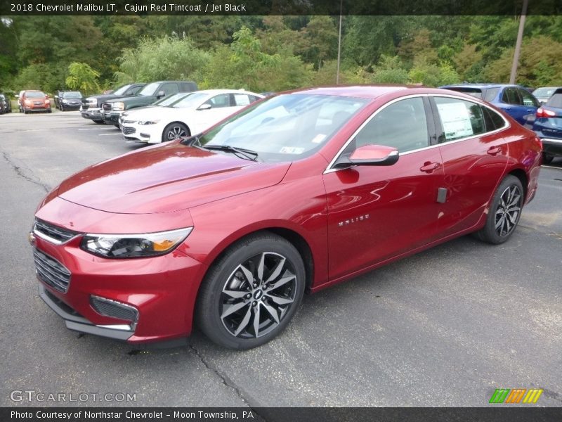 Cajun Red Tintcoat / Jet Black 2018 Chevrolet Malibu LT