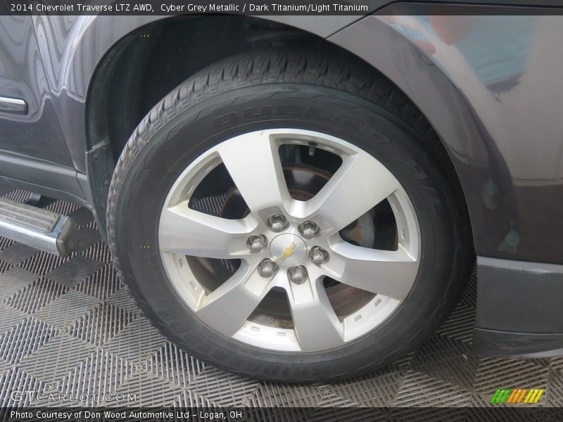 Cyber Grey Metallic / Dark Titanium/Light Titanium 2014 Chevrolet Traverse LTZ AWD