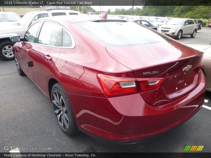 Cajun Red Tintcoat / Jet Black 2018 Chevrolet Malibu LT