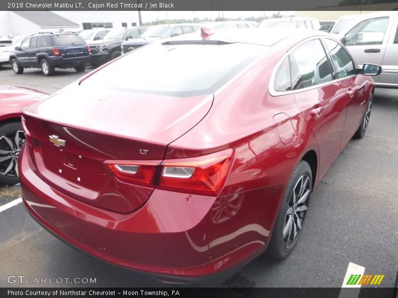 Cajun Red Tintcoat / Jet Black 2018 Chevrolet Malibu LT