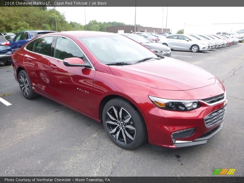 Cajun Red Tintcoat / Jet Black 2018 Chevrolet Malibu LT