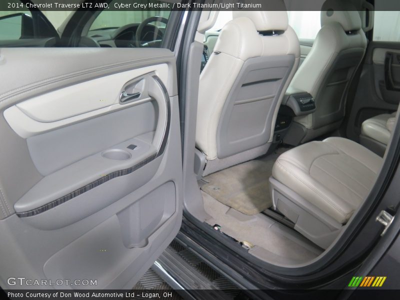 Cyber Grey Metallic / Dark Titanium/Light Titanium 2014 Chevrolet Traverse LTZ AWD