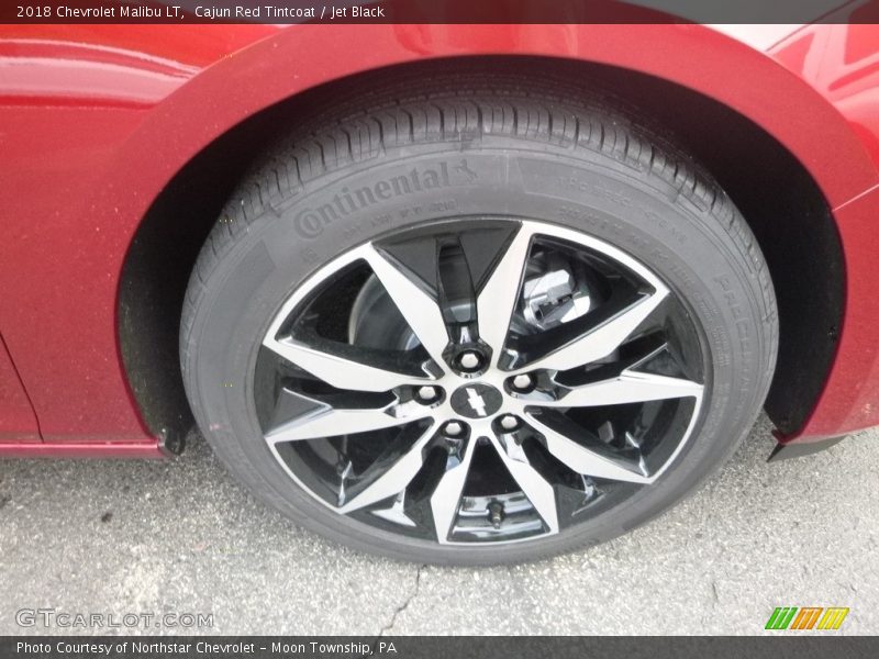 Cajun Red Tintcoat / Jet Black 2018 Chevrolet Malibu LT