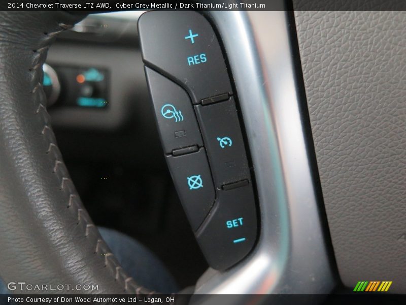 Cyber Grey Metallic / Dark Titanium/Light Titanium 2014 Chevrolet Traverse LTZ AWD