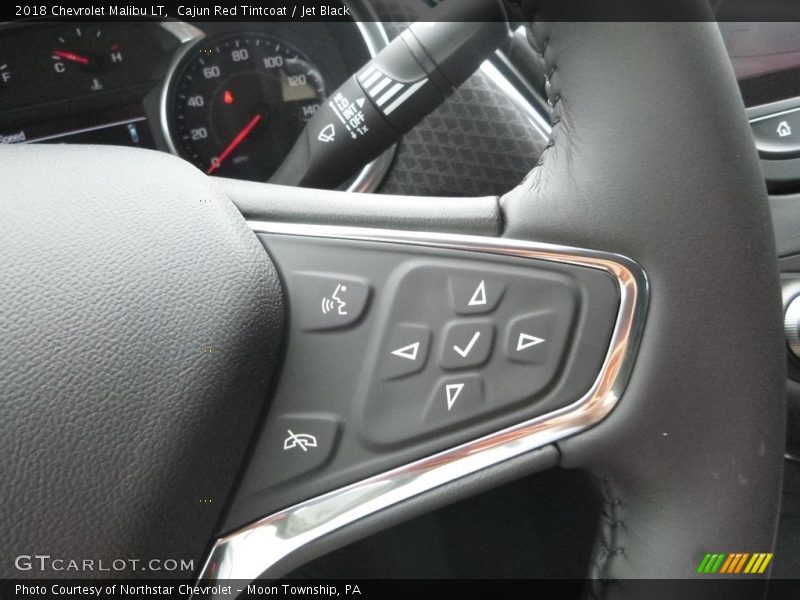 Cajun Red Tintcoat / Jet Black 2018 Chevrolet Malibu LT