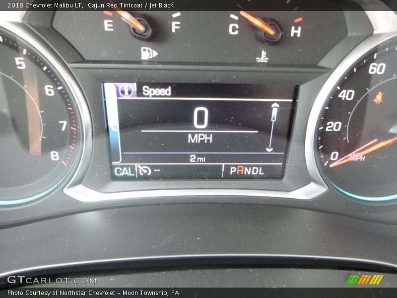 Cajun Red Tintcoat / Jet Black 2018 Chevrolet Malibu LT