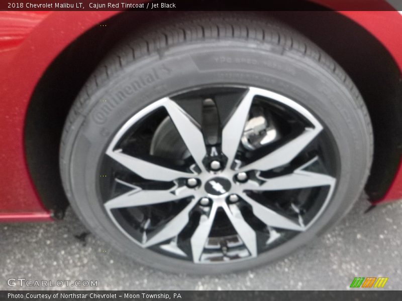 Cajun Red Tintcoat / Jet Black 2018 Chevrolet Malibu LT